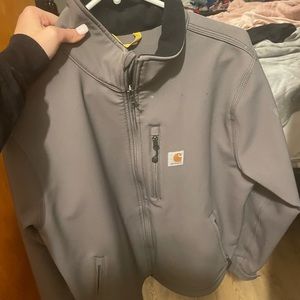 leather men’s carhart jacket